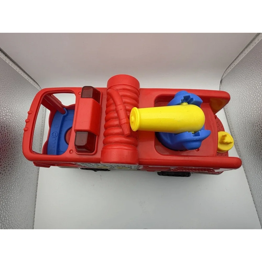 Fisher Price Little People Musical Red Fire Truck Working Lights & Sound